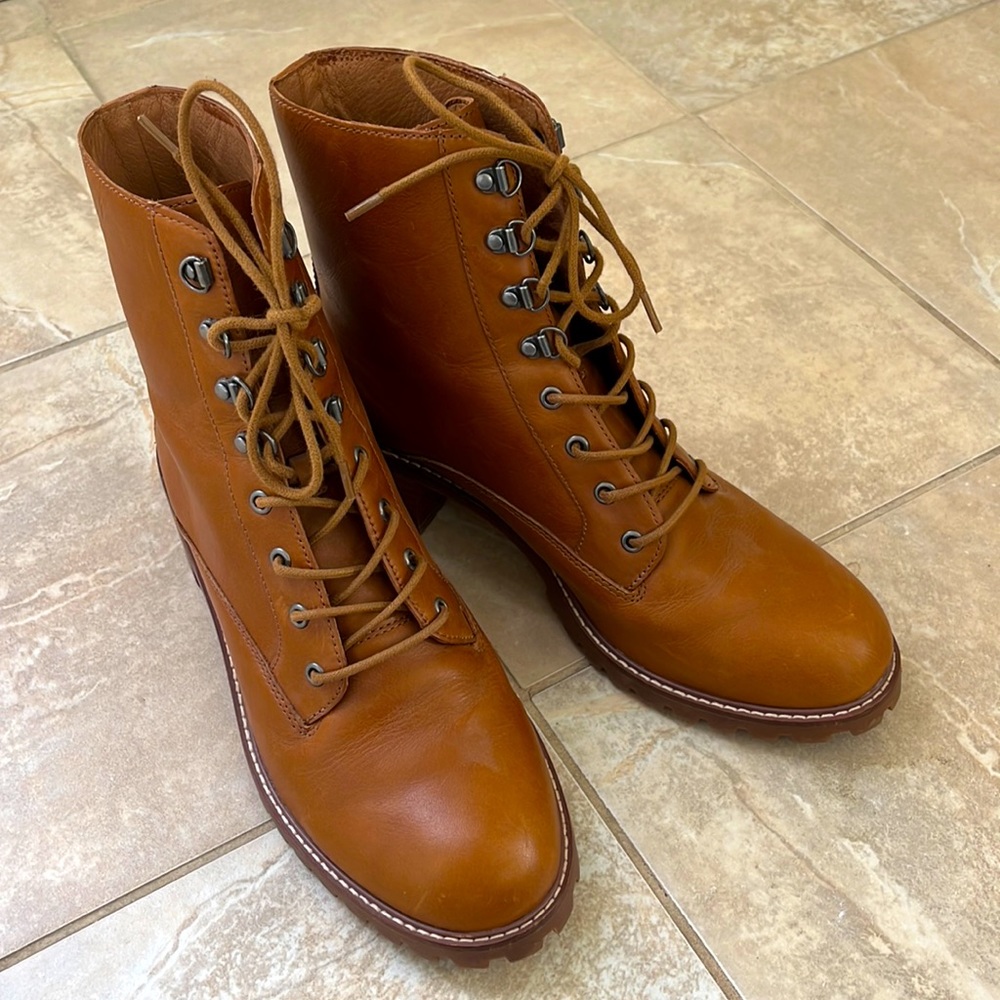 Madewell Julien Lace-Up Boots